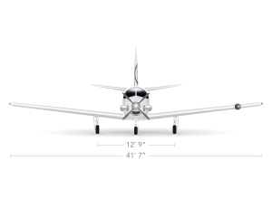 Aerocor Tbm 700b Front Facing 4 Blade Graphic