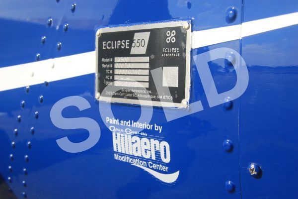 Aerocor Eclipse 500 N263ca Exterior 9